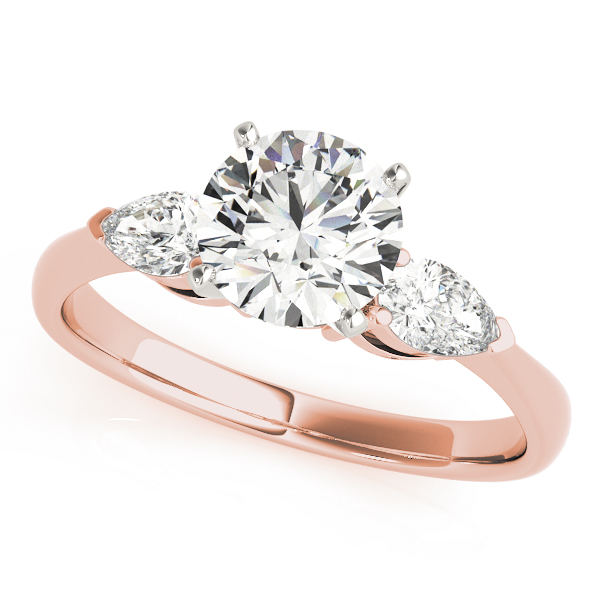 Rose Gold Trilogy Engagement Ring – Monty Adams Jewellery