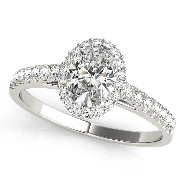 Oval Halo Pave Engagement Rings – Monty Adams Jewellery